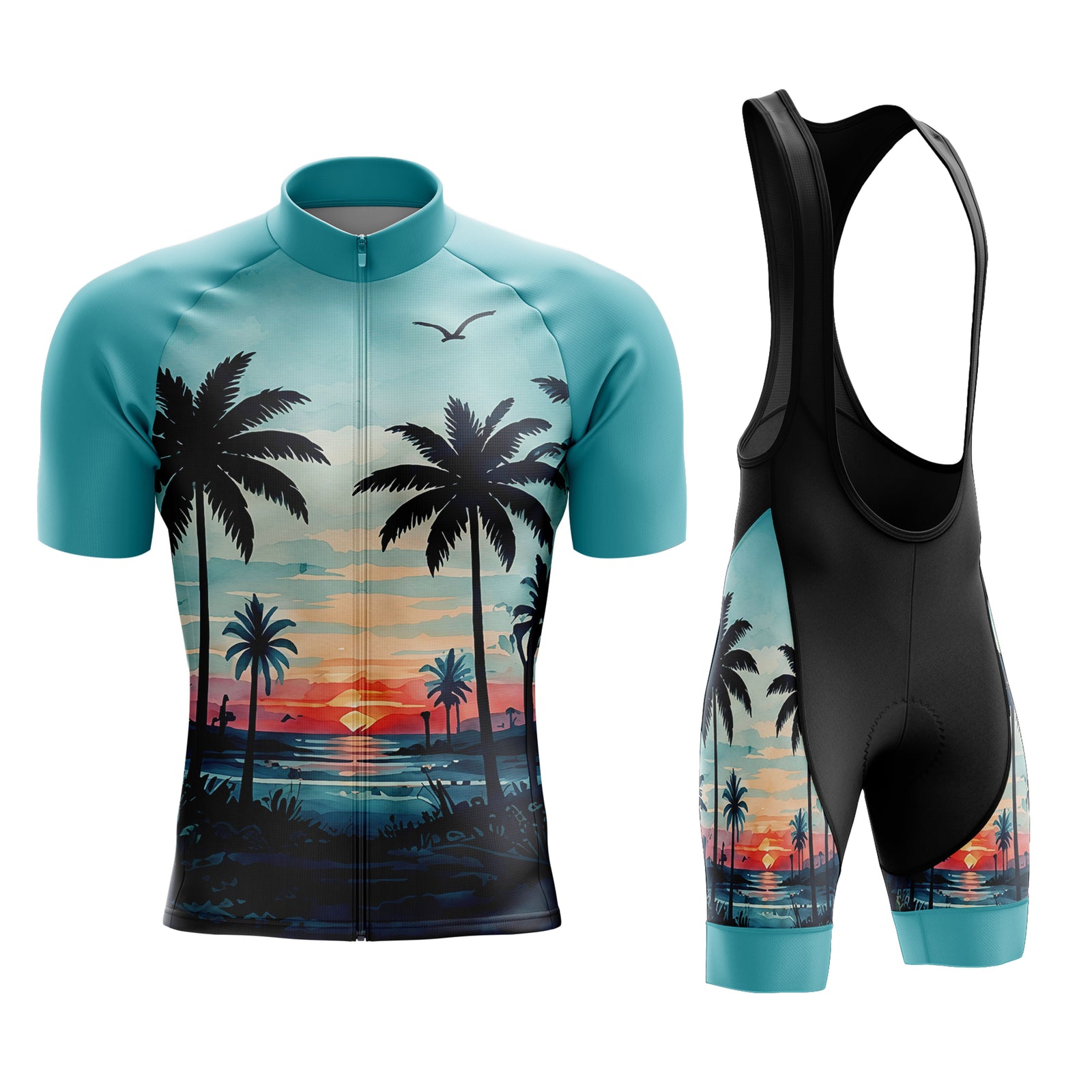 Jersey o baberos para hombres del lado azul