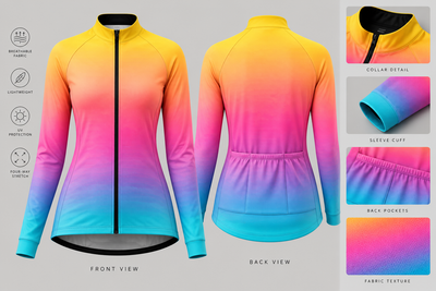 Jersey y baberos de ciclismo personalizado profesional
