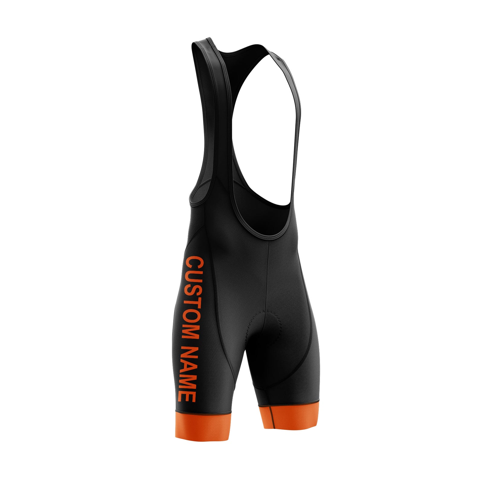 Custom Orange Side Cycling Jersey or Bib Shorts