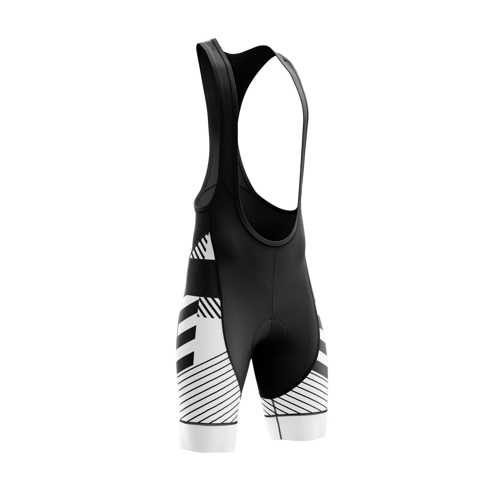 Custom White Black Cycling Jersey or Bib Shorts