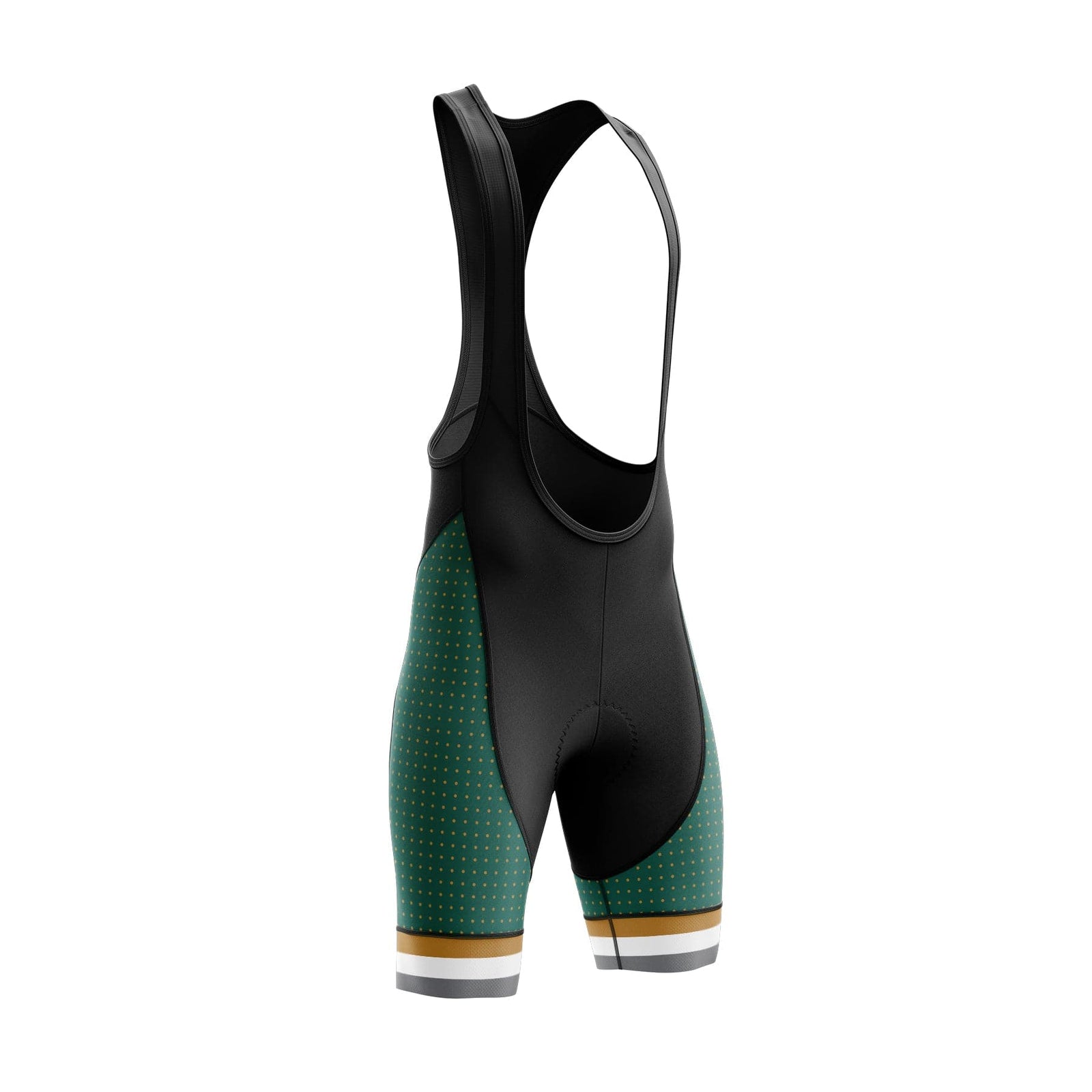Men's White Green Cycling Jersey or Bib Shorts