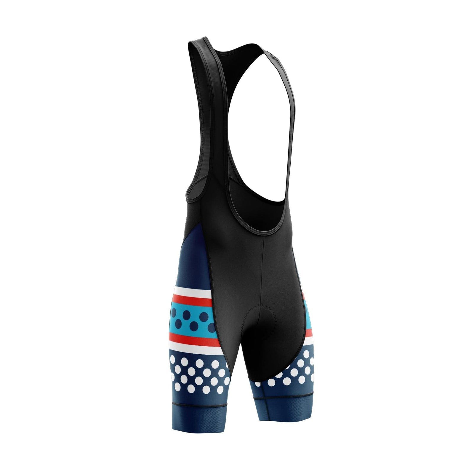 Men's Blue Dots Cycling Jersey or Bib Shorts