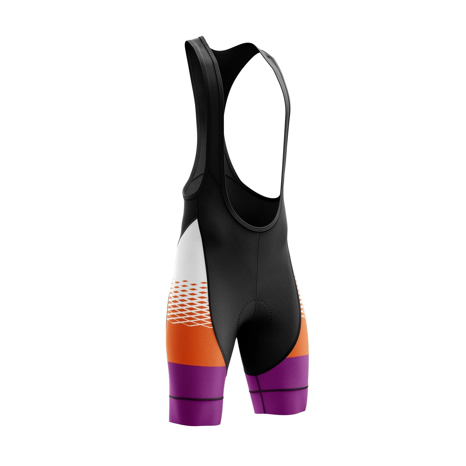 Men's White Purple Cycling Jersey or Bib Shorts