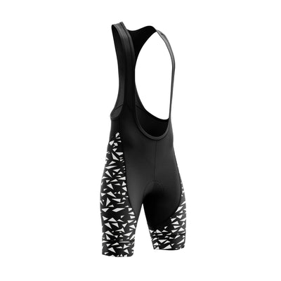 Men's Black Triangles Cycling Jersey or Bib Shorts