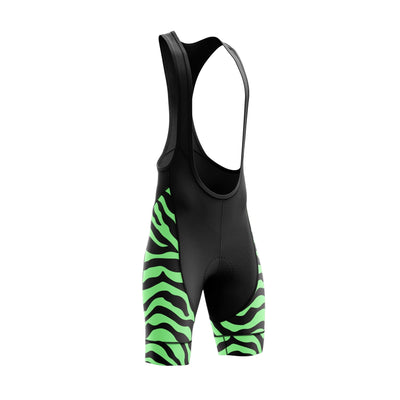 Green Animal Cycling Bib Shorts