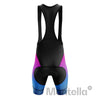 Pink Gradient Cycling Bib Shorts