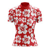 Women's Hibiscus Flower Cycling Jersey or Shorts