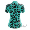 Women's Tile Dog Gradient Cycling Jersey