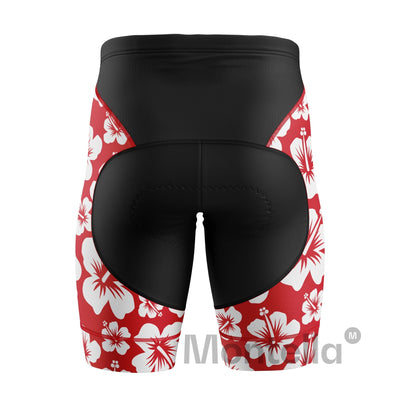 Women's Hibiscus Flower Cycling Jersey or Shorts