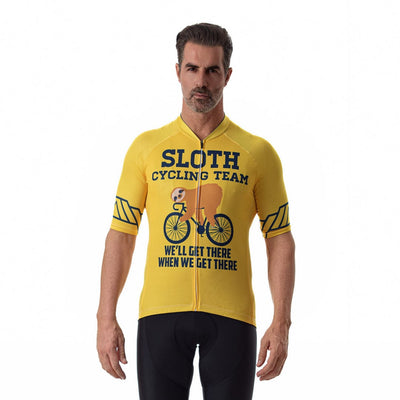 Yellow Sloth Cycling Jersey