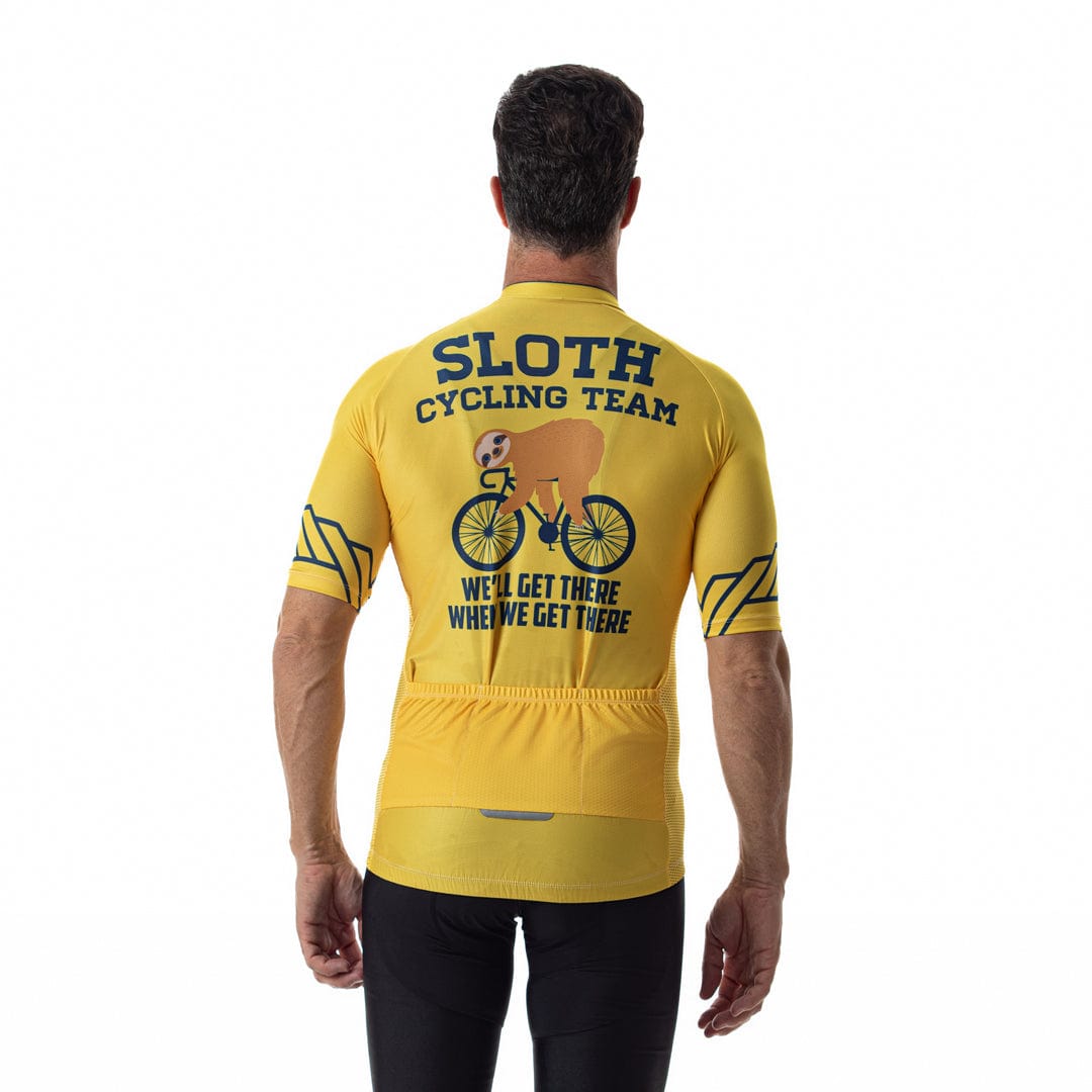 Yellow Sloth Cycling Jersey