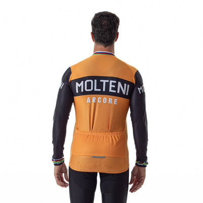 Men's Retro Molteni Long Sleeve Cycling Jersey