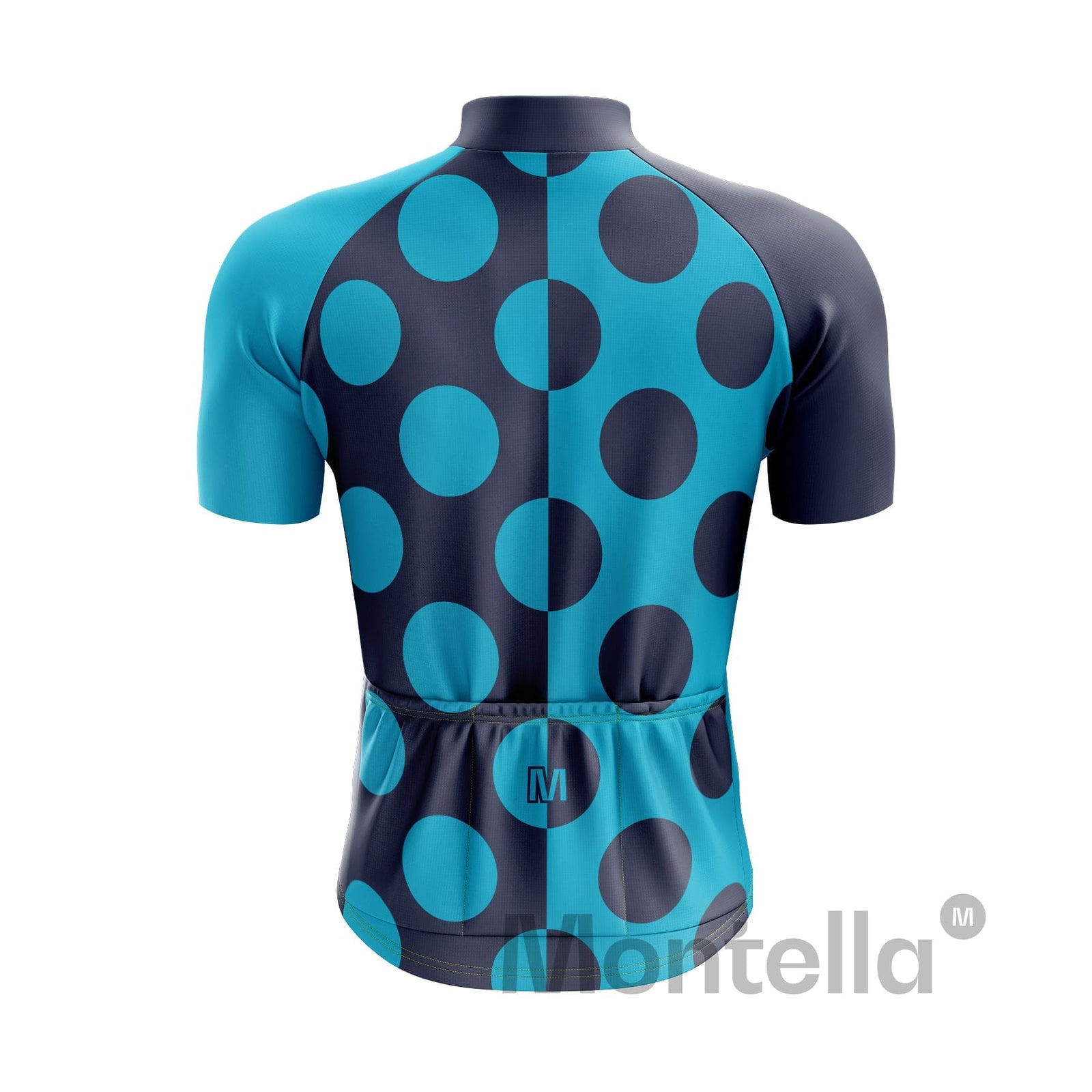 Men's Blue Dots Cycling Jersey