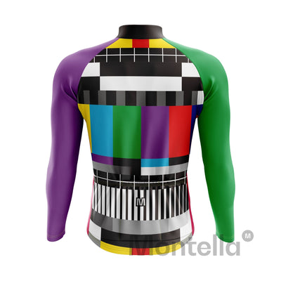 Men's Unique Pattern Long Sleeve Cycling Jersey