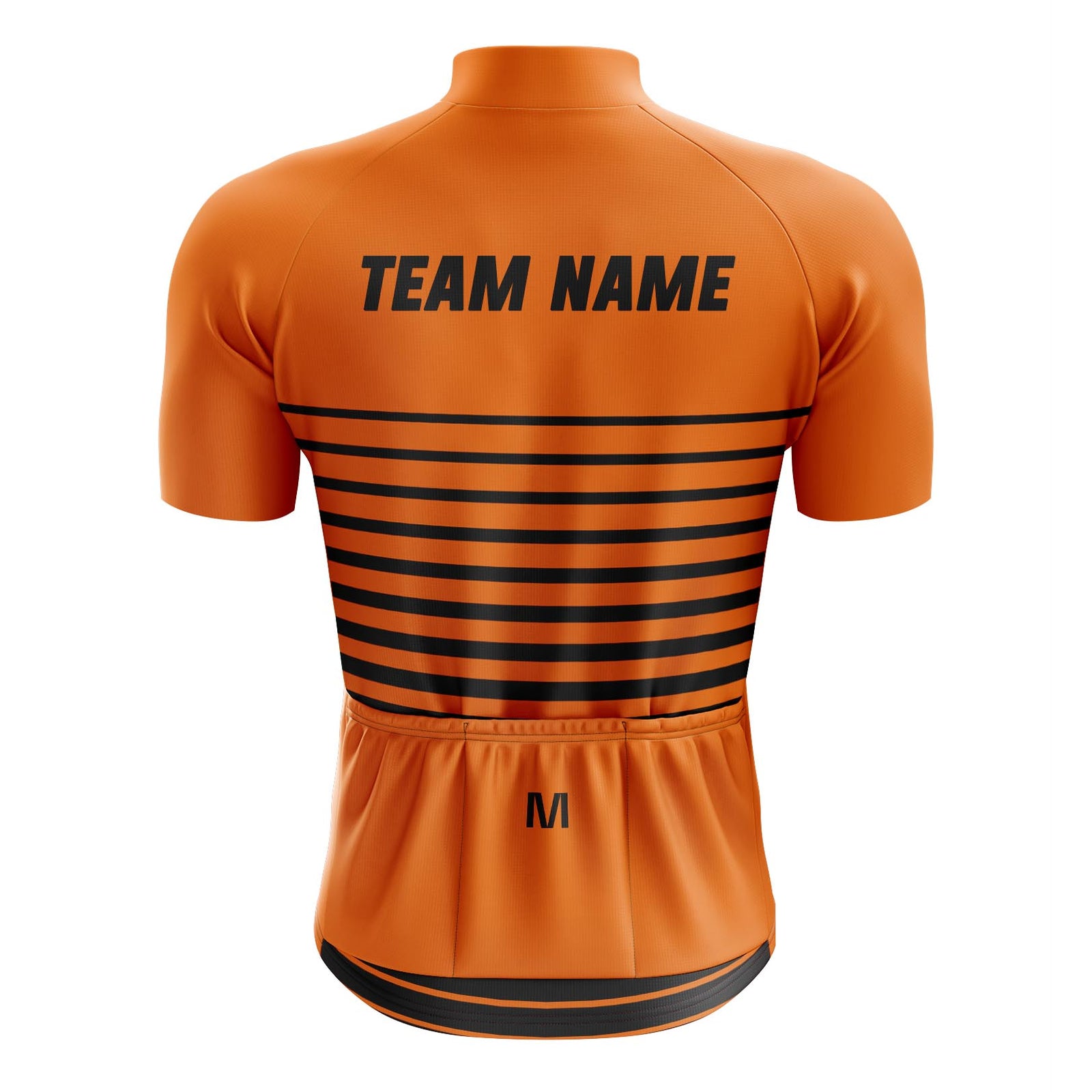 Orange Custom Team Cycling Jersey or Bib Shorts