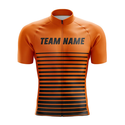 Orange Custom Team Cycling Jersey or Bib Shorts