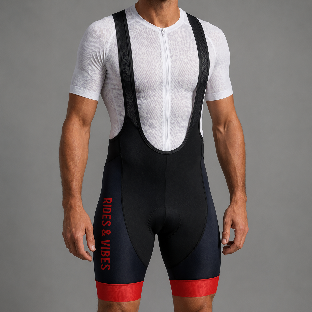 Pantalones cortos de ciclismo de lado azul