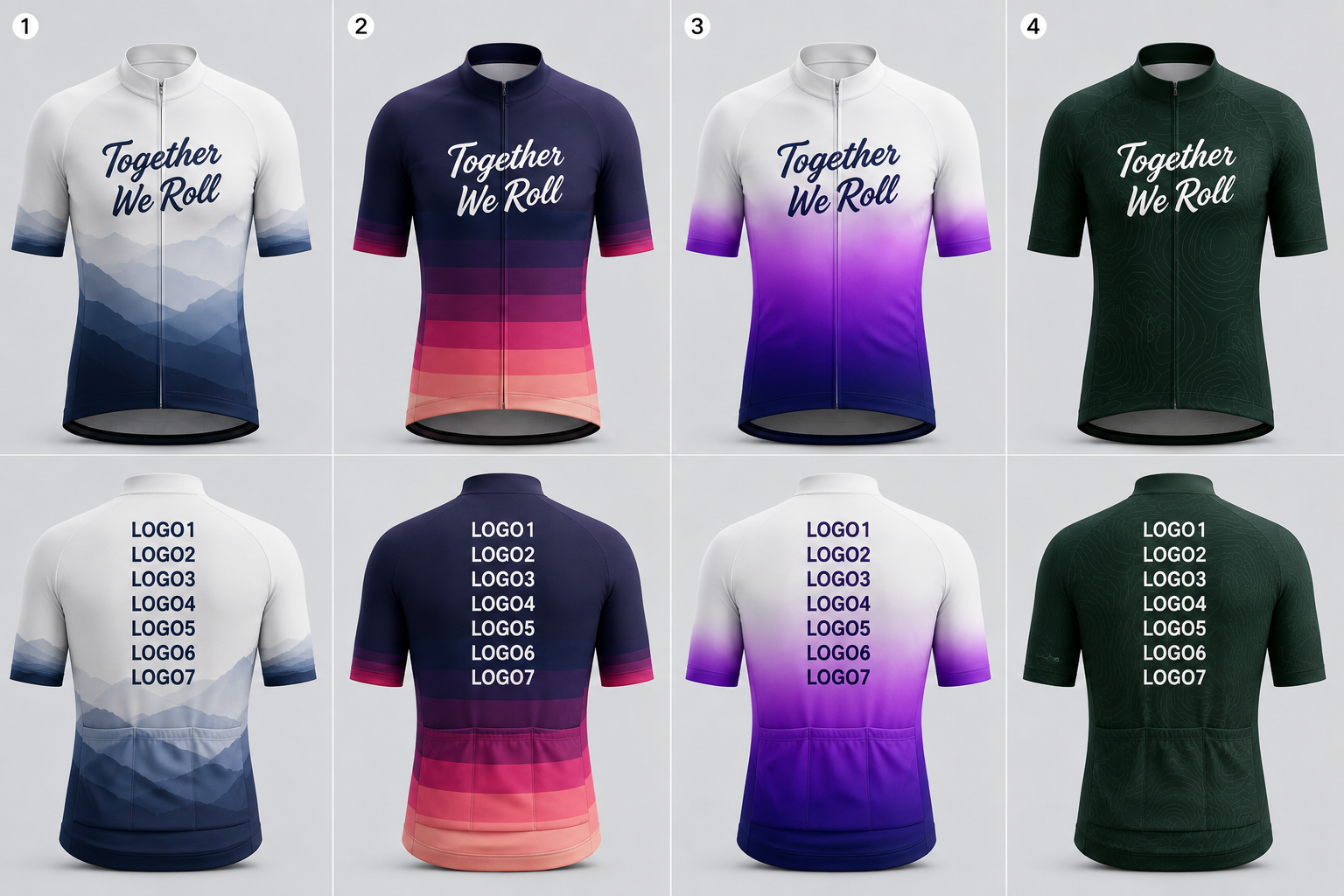 Jersey y baberos de ciclismo personalizado profesional