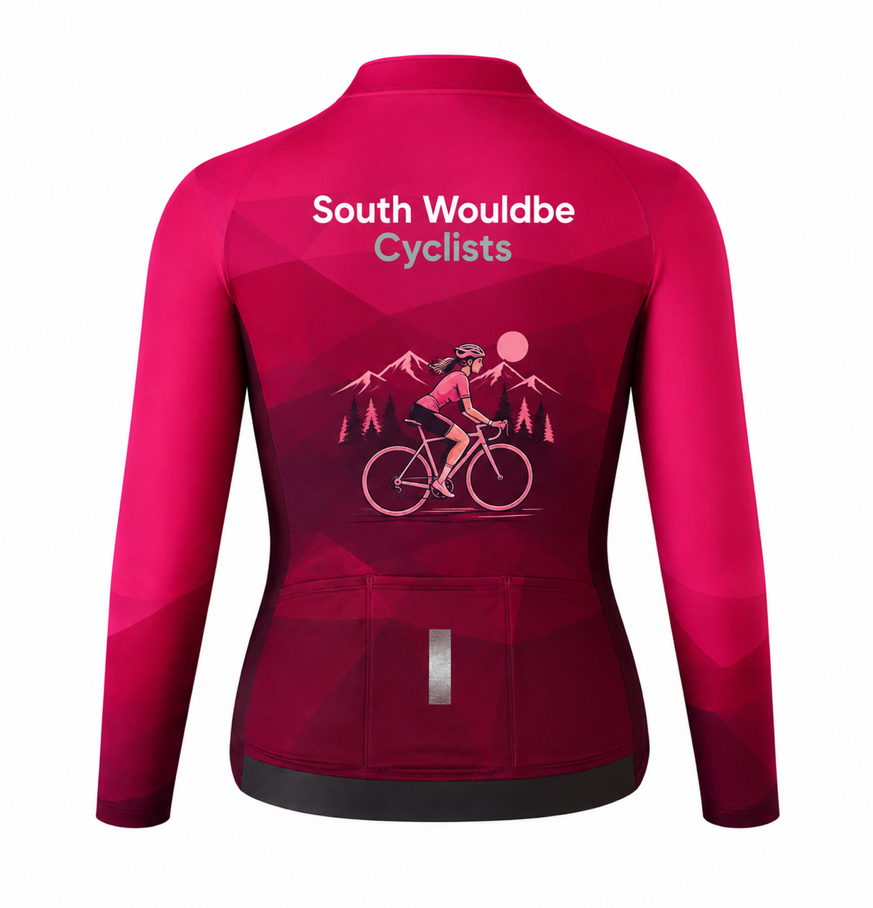 Custom SW Women Long Sleeve Cycling Jersey