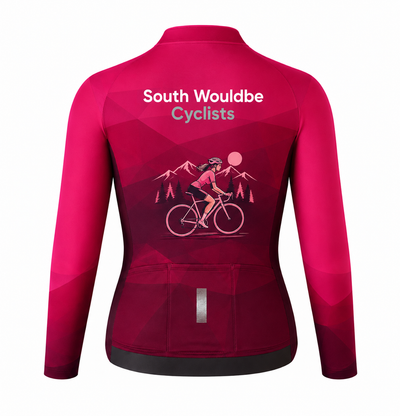 Custom SW Women Long Sleeve Cycling Jersey