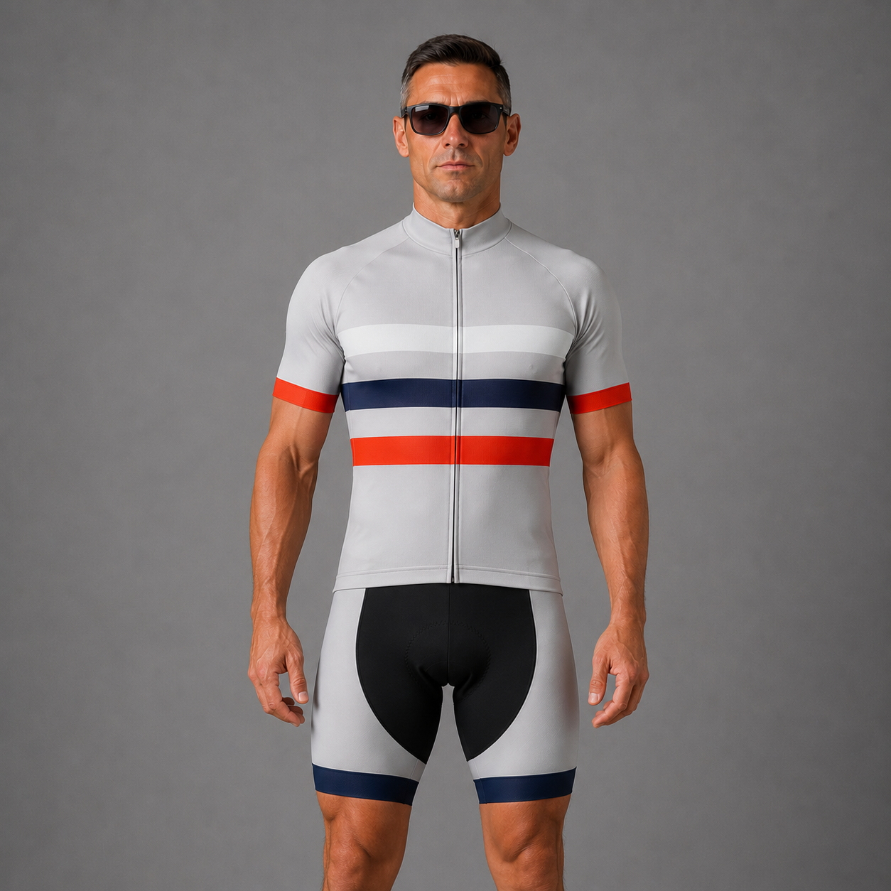 Jersey o baberos para hombres del lado azul