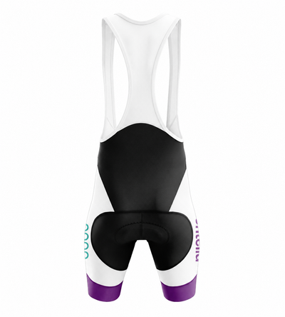 Pantalones cortos de ciclismo de lado azul