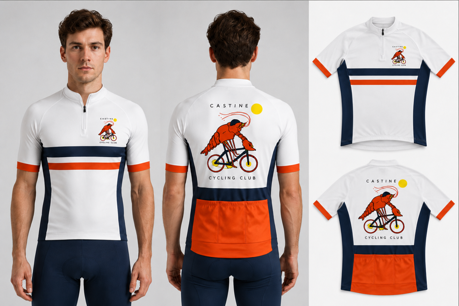 Custom Castine Cycling Jersey
