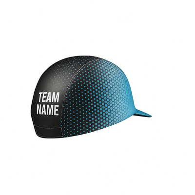 Custom Blue Cycling Cap