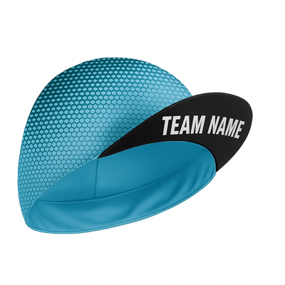Custom Blue Cycling Cap