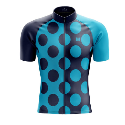 Men's Blue Dots Cycling Jersey