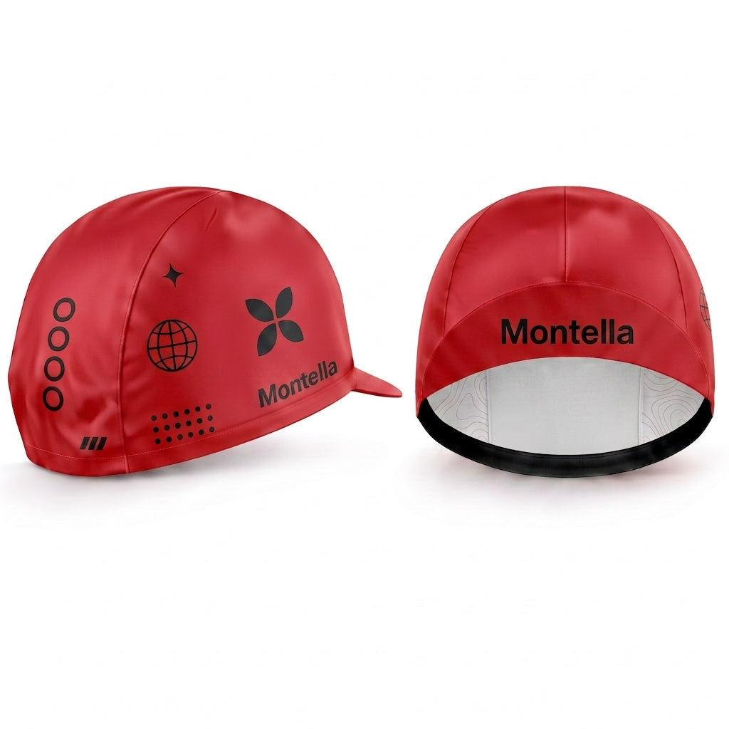 Red Cycling Cap