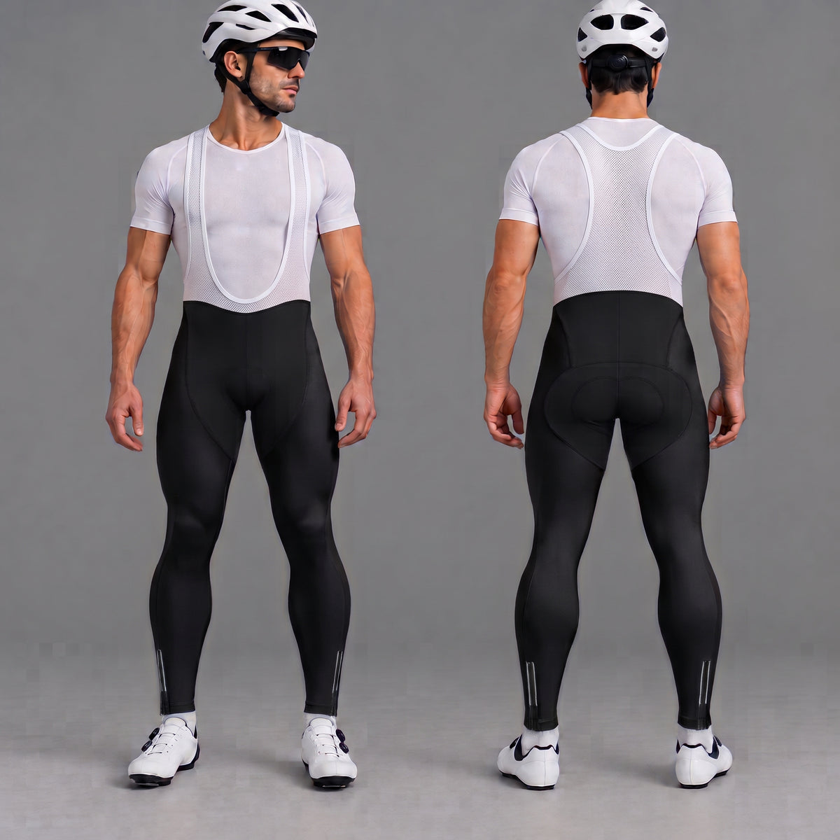 Men’s Pro Padded Cycling Bib Pants Tights