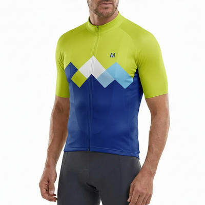 Green Blue Green Cycling Jersey