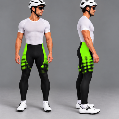 Hi Vis Men's Cycling Pants - Green