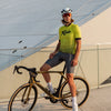 Men's Yellow Ride Cycling Jersey