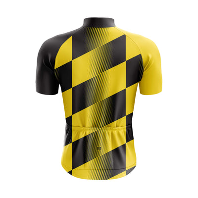 Men's Yellow Black Cycling Jersey or Bib Shorts