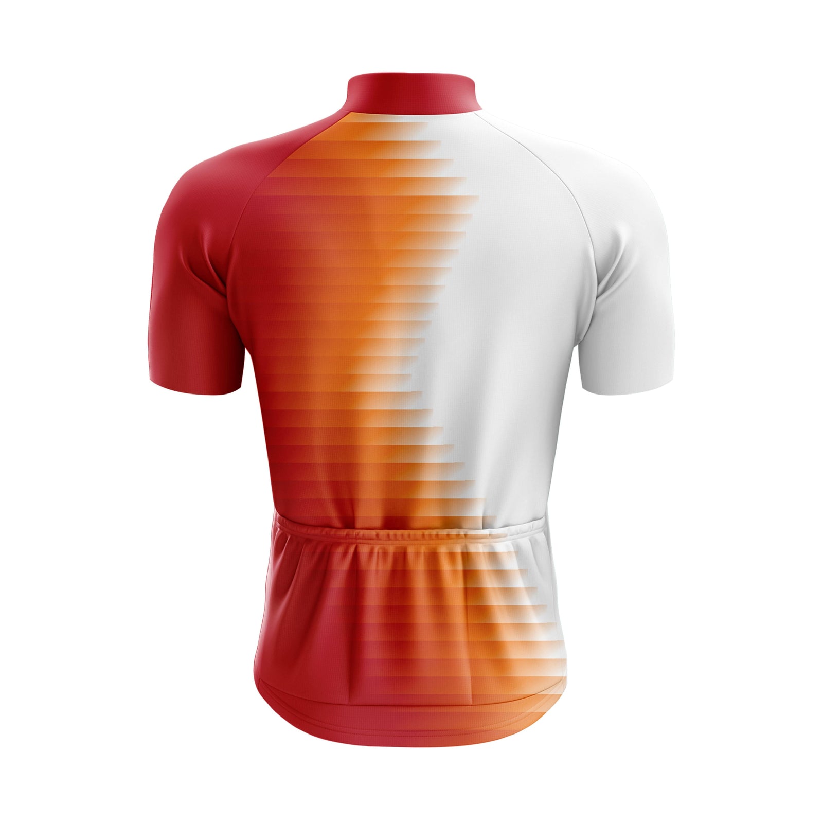 Custom Orange Cycling Jersey