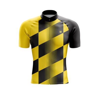 Men's Yellow Black Cycling Jersey or Bib Shorts