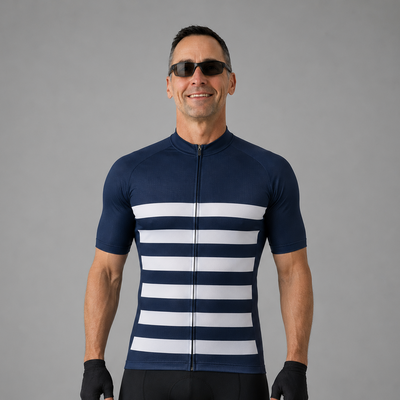 Men's Blue Cycling Jersey 26/4 Edition