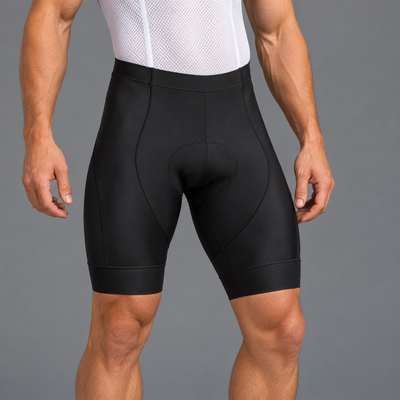Men's Cycling Black Gel Padded Shorts