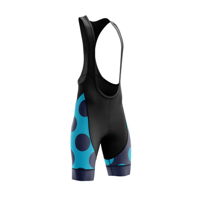 Men's Blue Dots Cycling Bib Shorts