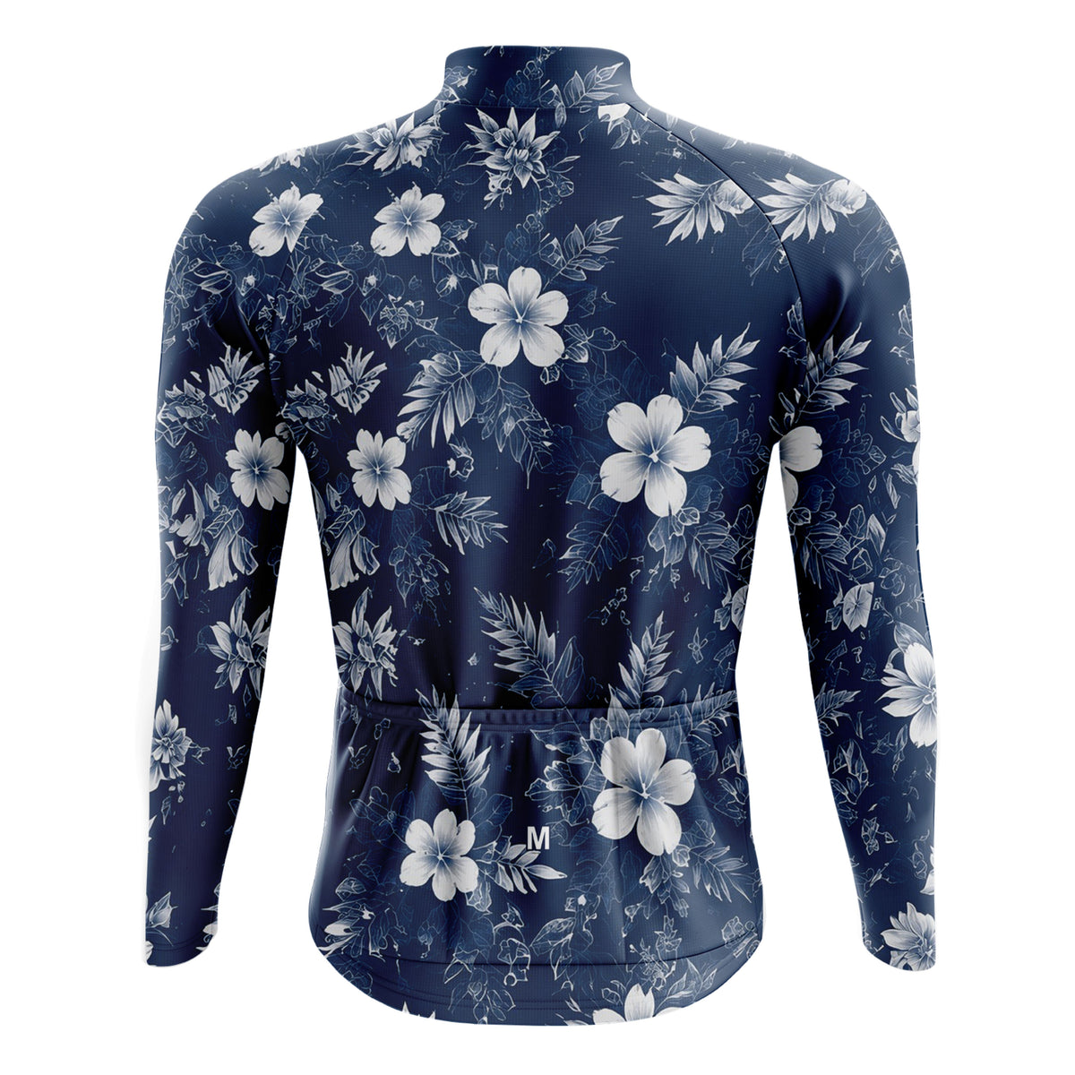 Jersey de ciclismo de manga de ángulo negro de los hombres