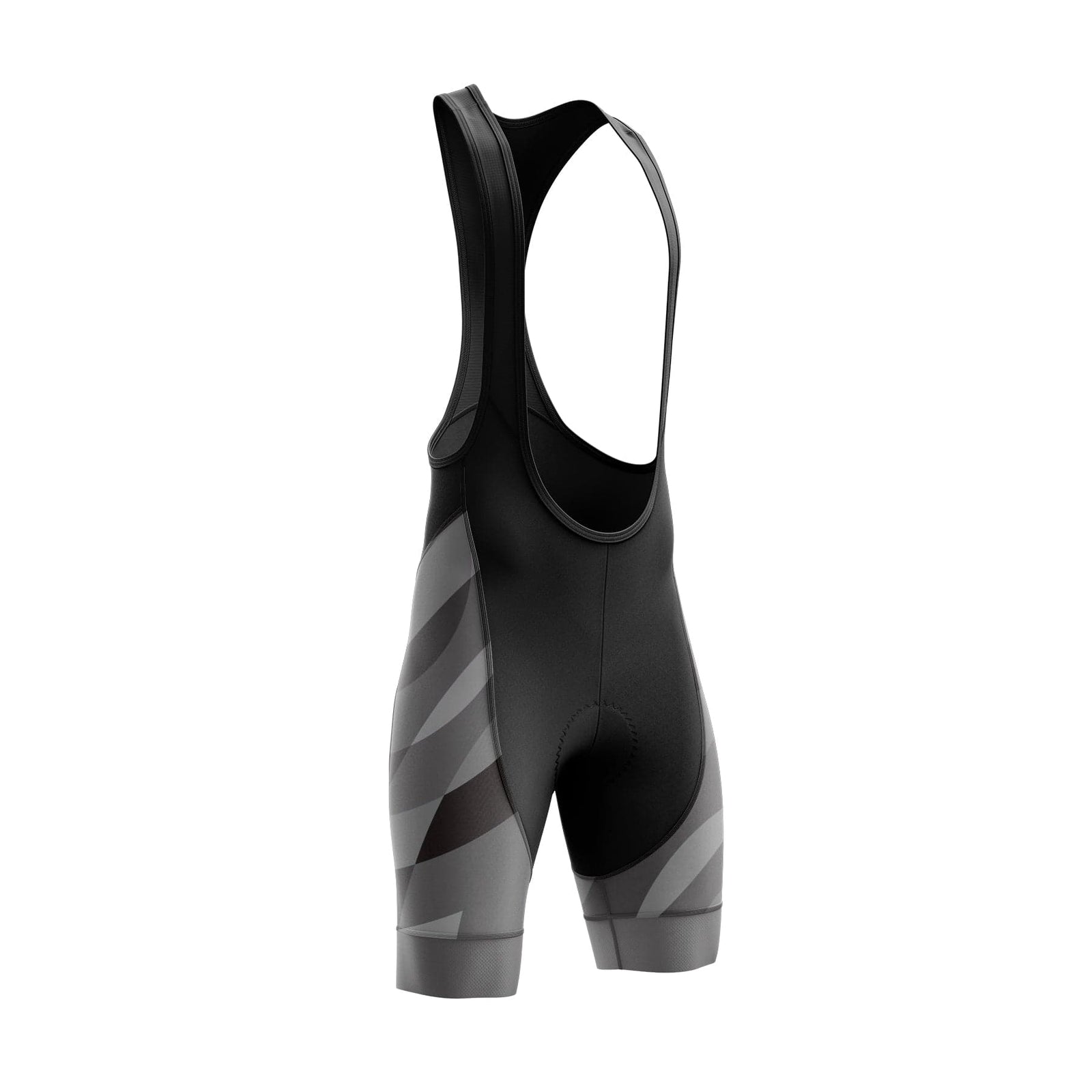 Men's Grey Pattern Dots Cycling Bib Shorts