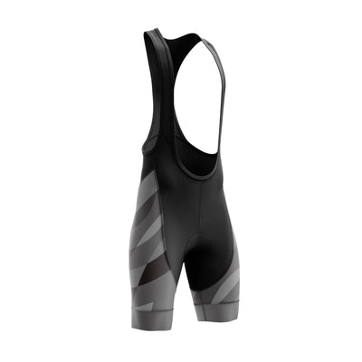 Men's Grey Pattern Dots Cycling Bib Shorts