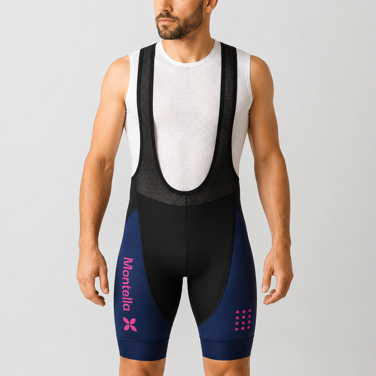 Men's Pink Space Cycling Bib Shorts 26/24
