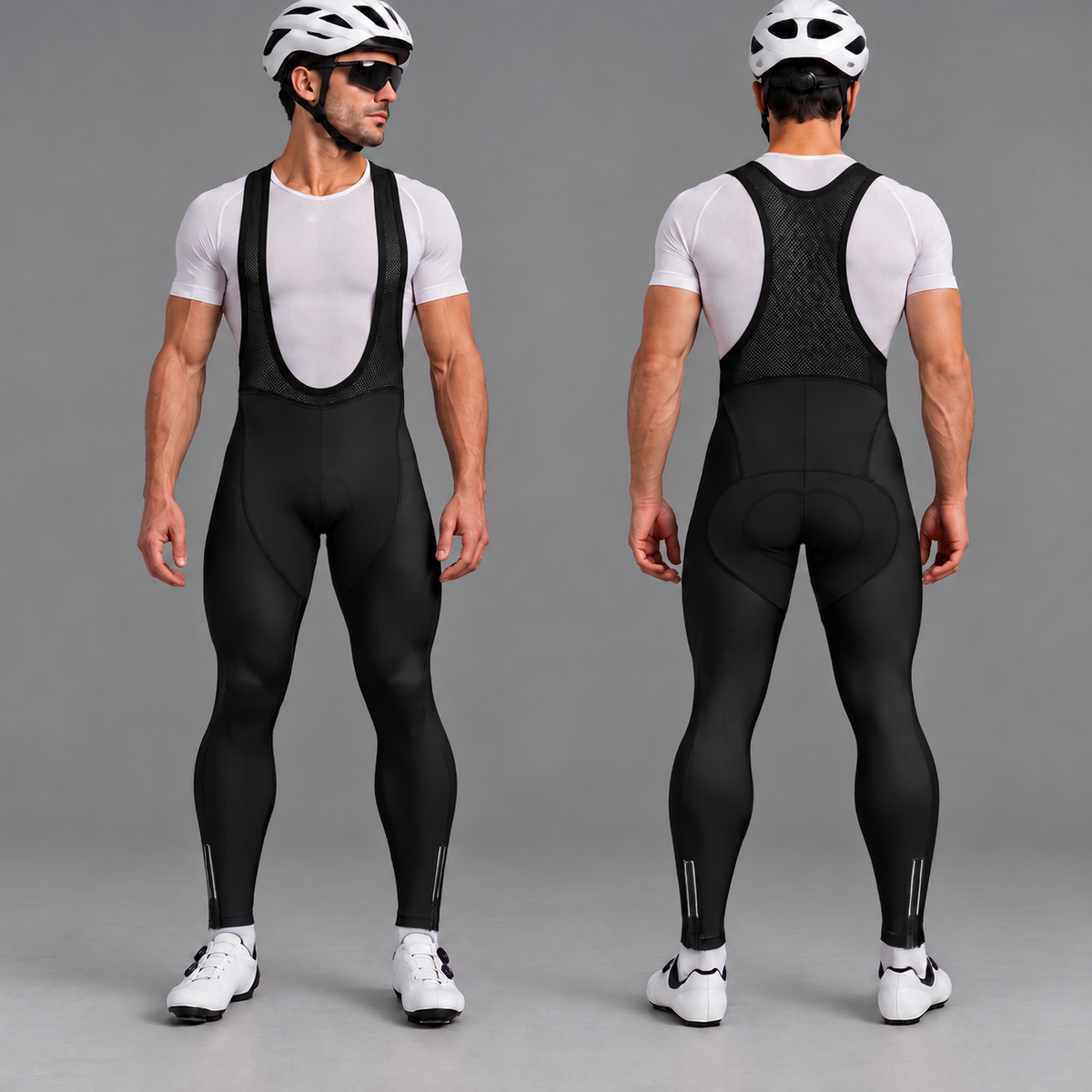 Men’s Pro Padded Cycling Bib Pants Tights