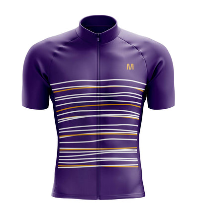 Men's Purple Cycling Jersey