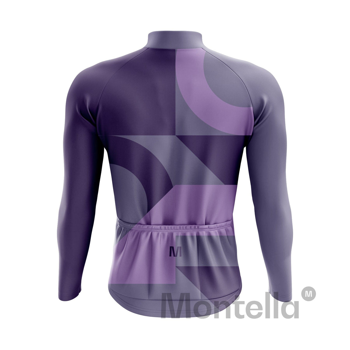 Jersey de ciclismo de manga de ángulo negro de los hombres