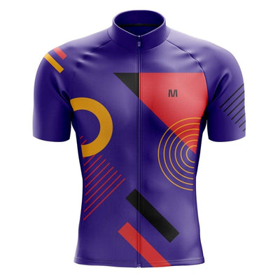 Men's Purple Tempo Cycling Jersey