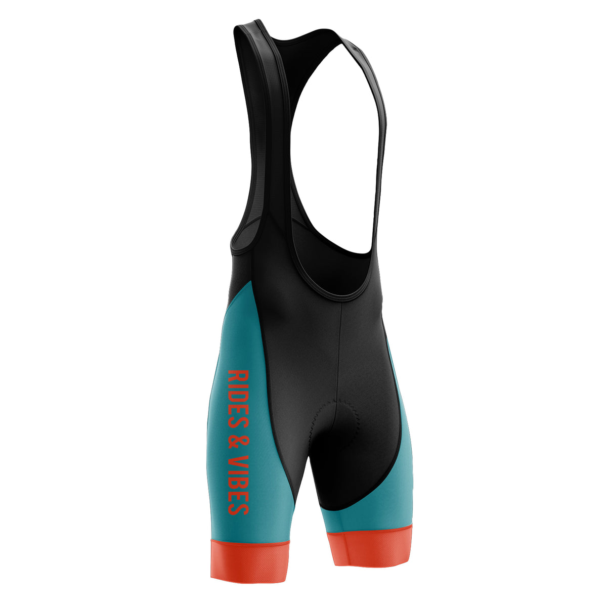 Men's Rides & Vibes Cycling Bib Shorts - Teal